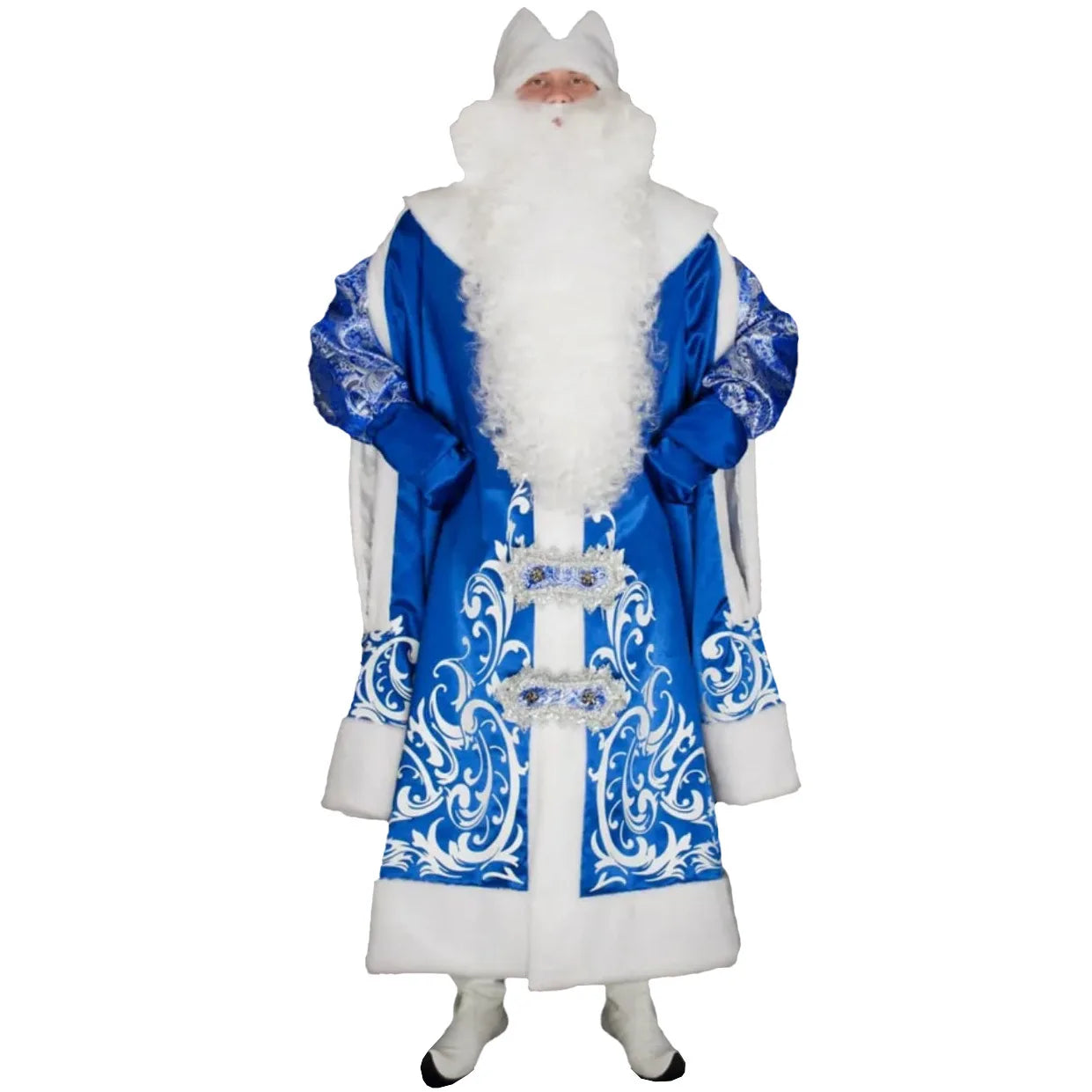 Christmas Decorations Halloween CostumesRussian Santa Claus Carnival Cosplay Costume New Year Men's Clothing